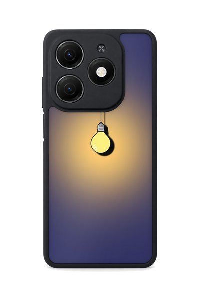 TECNO Spark 20 Compatible Bulb Patterned Camera Protected Shockproof Case