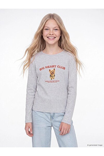 LC Waikiki Teddy Bear Printed Girls' T-Shirt (W6)