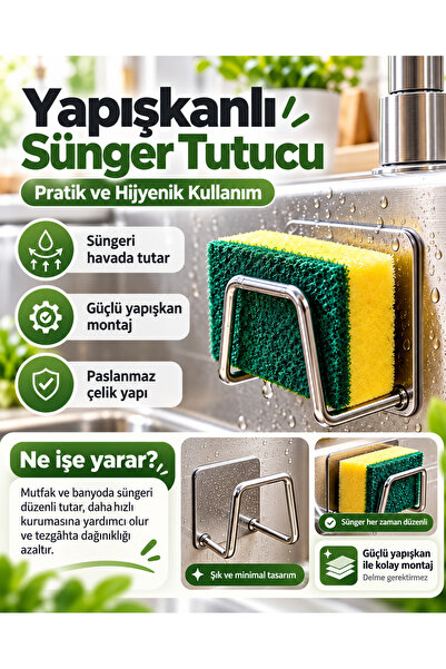 YAPIŞKANLI SÜNGER TUTUCU