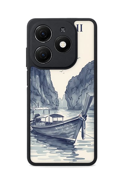 TECNO Spark 20 Compatible Phiphi Patterned Camera Protected Shockproof Case