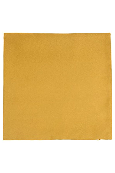 OEM Декоративна Калъфка за възглавница , жълта горчица, 38x38 см