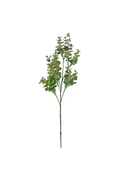 OEM Ramura Decorativa cu Frunze Verzi Flori Roz Artificiale 51cm