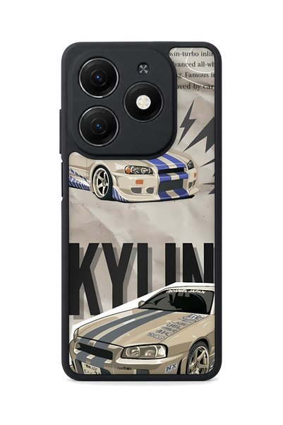 TECNO Spark 20 Compatible Gtr Patterned Camera Protected Shockproof Case