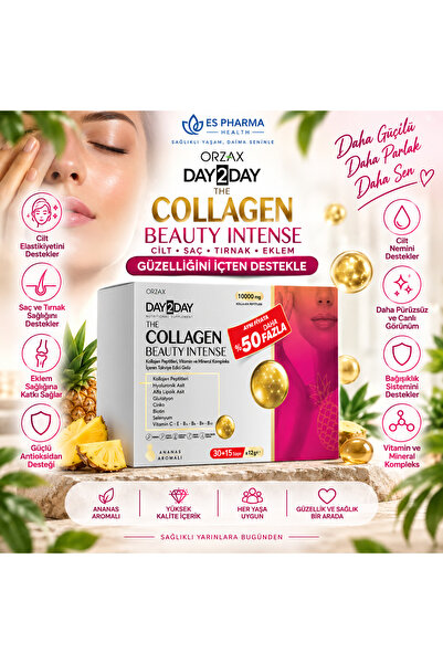 DAY2DAY Mag Plus & Beauty Intense 2’li Kolajen Destek Paketi