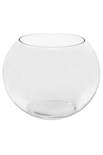 OEM Decorative Round Transparent Vase Ø20x15.7cm