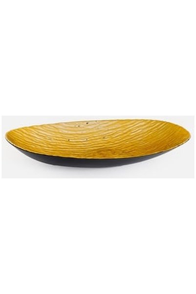 OEM Gondola Decorative Plate Black Gilded 40.5x15.5x5cm