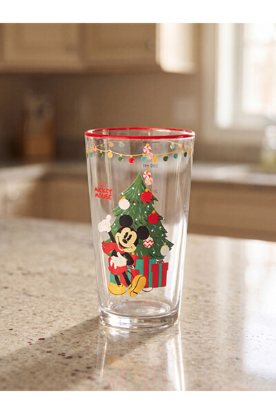 LC Waikiki Quality Pieces from Çelebi Store Cute Mouse Printed Glass Cup 550 ml