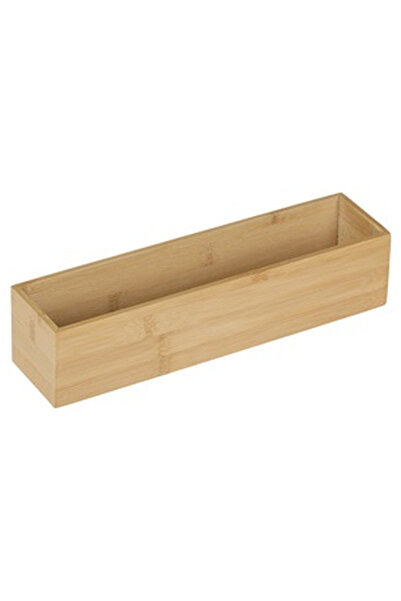 OEM Bamboo Organization Box Open 30.5x7.5x7cm