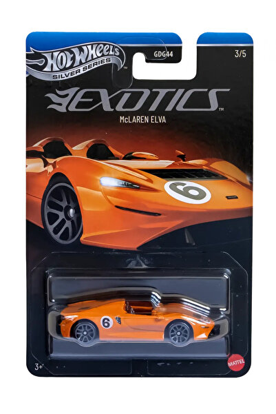 HOT WHEELS Silver Series Exotics McLaren Elva JKX78