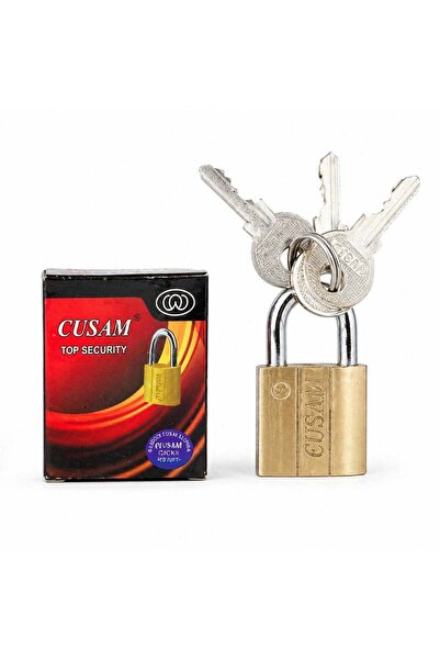 JML Yellow Padlock 12/set, Gusam 25mm, Metallic, with 3 Wholesale Keys
