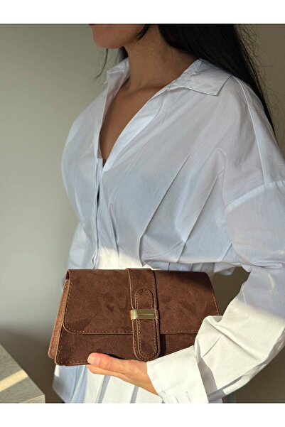 lalettobags Kadın Eyzep Model Süet Ayarlanabilir Düğüm Askılı Omuz & Çapraz Ç...
