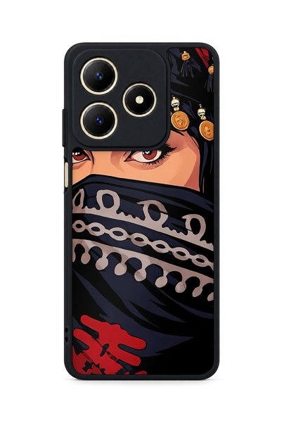 BGAKSESUAR Realme C61 Compatible Warrior Patterned Shockproof Case with Camer...