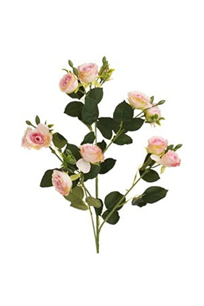 OEM Floare Artificiala cu Tulpina Lunga & Trandafiri Roz Albi 72cm