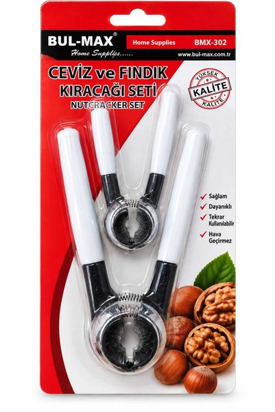 Metal Ceviz ve Fındık kıracağı 2 li set