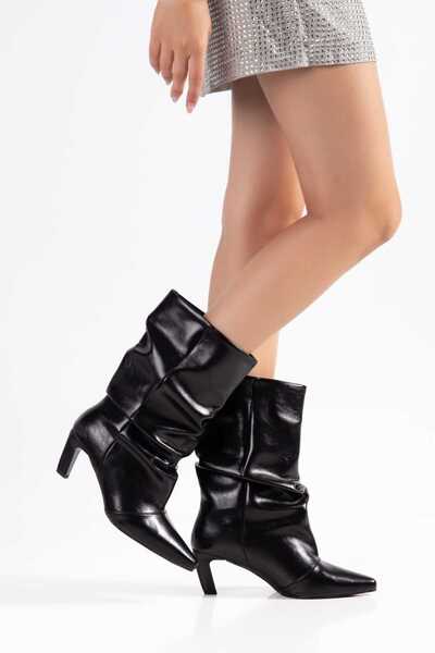 SEDRİK Cizme și botine - Negru - Elegant / Noapte