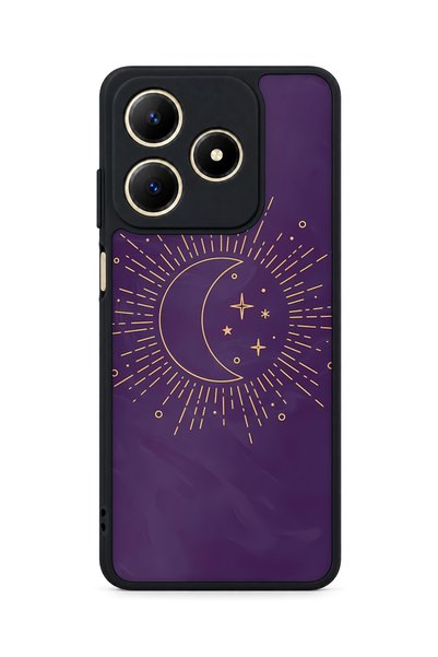 BGAKSESUAR حافظة مقاومة للصدمات متوافقة مع كاميرا Realme C61 ذات النمط السماوي