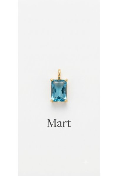 GALANDE Doğum Taşı Renkli Charm – Defter Kılıfı Aksesuarı-Ay (birthstone)- Jo...