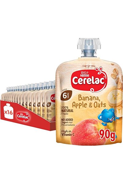 Cerelac Banana, Apple & Oats, 100% Natural Fruits, No Added Sugar, From 6 Mon...