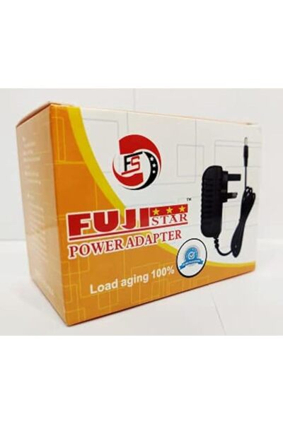 fujistar مخرج الشاحن: 12 فولت - 2.0 أمبير لكاميرا المراقبة، محول طاقة تيار متردد