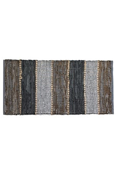 OEM Covoras Gri Taupe din Piele Artificiala 130x70cm