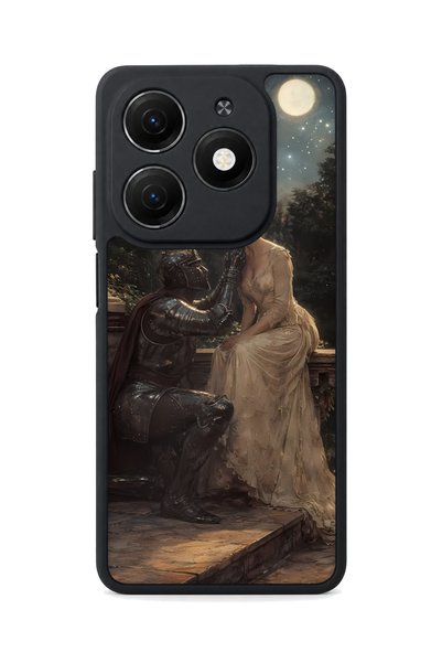 TECNO Spark 20 Compatible Love's Knight Patterned Camera Protected Shockproof...