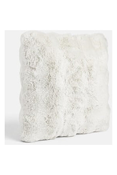 OEM Perna Decorativa Alba cu Model in Relief pentru Canapea Alba 45x45cm