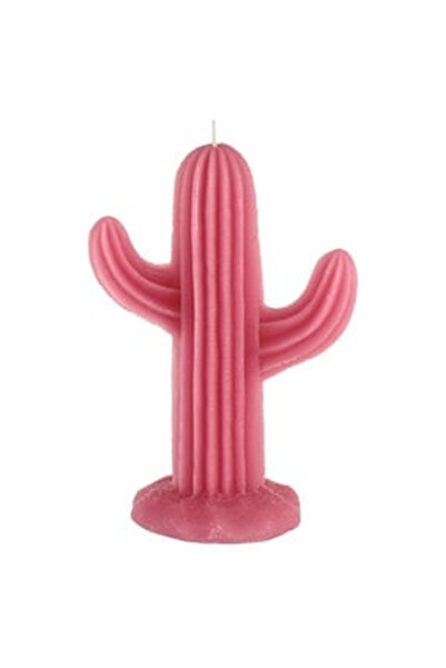 OEM Lumanare in Forma de Cactus Verde Fucsia Ø8.5x19cm