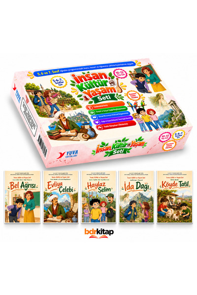 Yuva Yayınları 5 - 6 - 7. Sınıf İnsan Kültür ve Yaşam Seti Hikaye Kitabı Bdrk...
