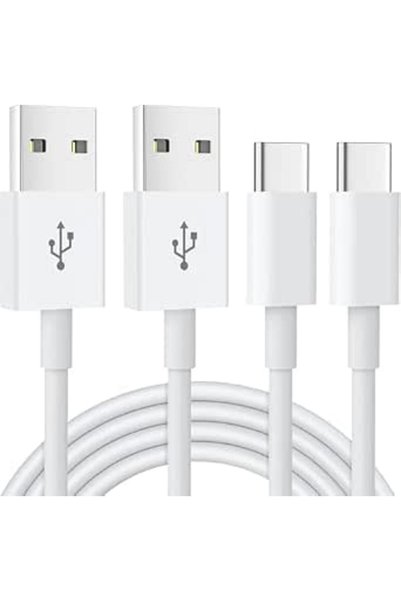 GENERAL كابل شحن USB C (عبوة من قطعتين) بطول 6 أقدام/1.8 متر، كابل USB إلى US...