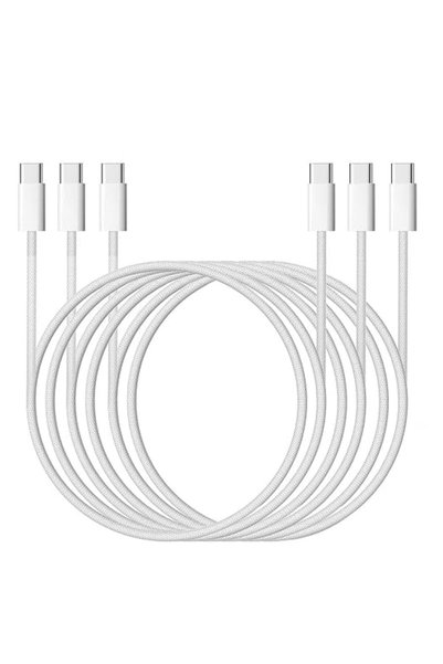 Another30 3 قطع كابل شحن لسلسلة آيفون 17 و16 و15، كابل شحن سريع USB-C إلى USB...