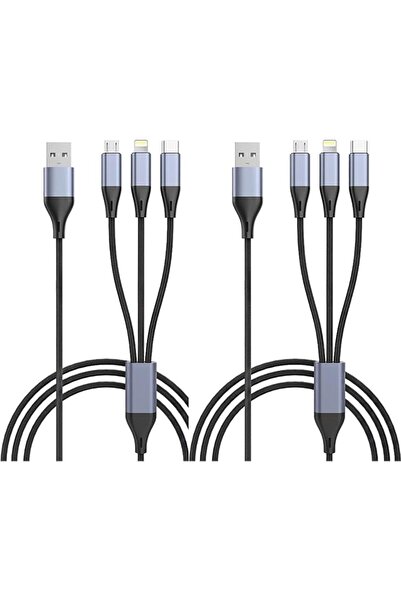 SKY TOUCH كابل شحن متعدد SKY-TOUCH، سلك شحن 3 في 1 متعدد المنافذ مع وصلة USB ...