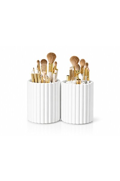 OEM Organizator Premium pentru Pensule de Machiaj și Cosmetice, Design Elegan...