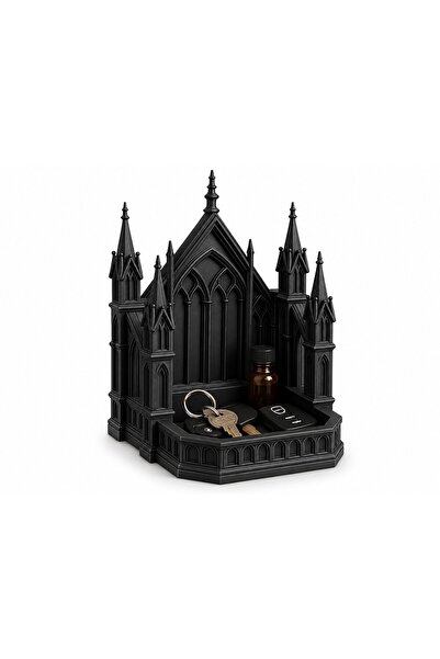 OEM Organizator decorativ în stil castel gotic – Suport premium pentru chei ș...