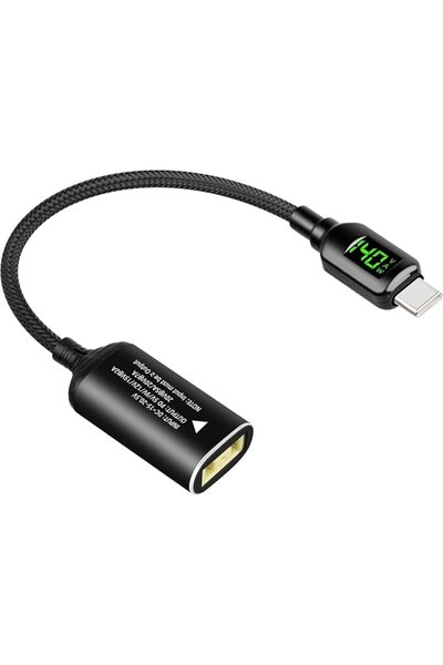 TERRIFI Slim Tip to USB C Adapter, Square Tip Power Converter, USB Type C Cha...