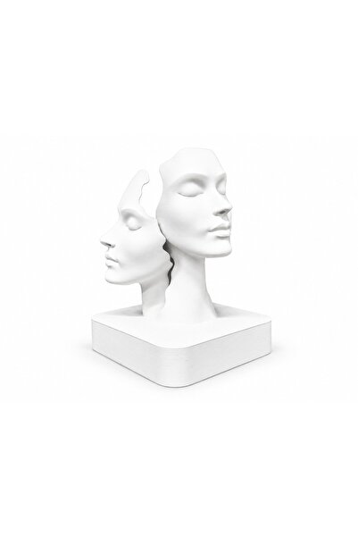 OEM Sculptură decorativă premium cu două fețe, design abstract modern, bust a...