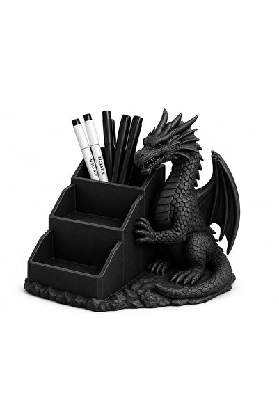 OEM Organizator de birou Dragon Fantastic, Suport multifuncțional pentru pixu...