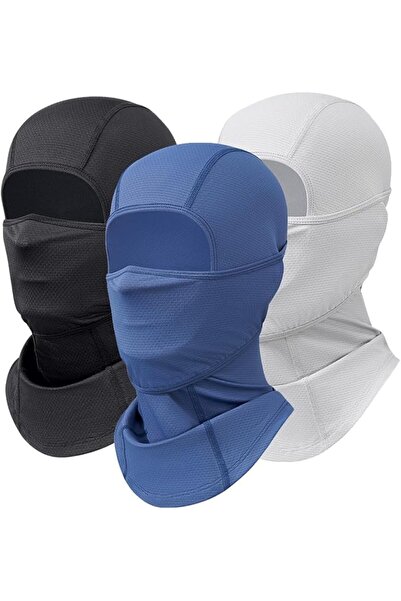 Tazweeq 3Pieces Moveable Face Mask, Sun Protection Breathable Balaclavas, Sum...