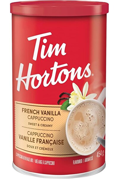 Tim Hortons قهوة تيم هورتونز سريعة التحضير، بنكهة الفانيليا الفرنسية، 16 أونصة