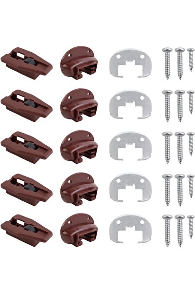 Arabest Universal Drawer Slides and Track Guides,5 Sets of Drawer Repair Kit ...
