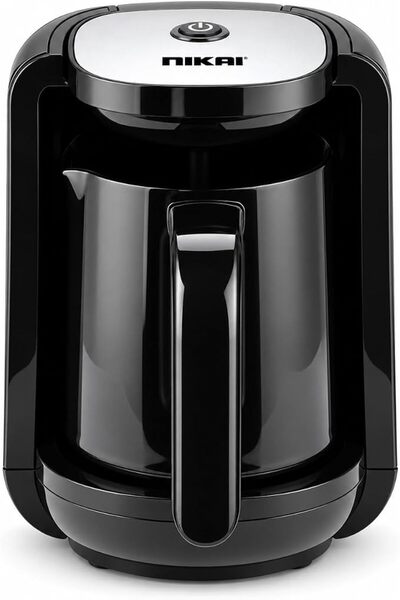 Nikai Turkish Coffee Maker, 0.25 Liter, 400-480 Watts, Auto Power-Off, 2 Year...