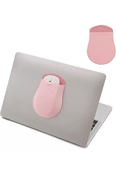 Arabest Universal Stick-On Mouse Pouch for Laptop,Reusable Adhesive Storage P...
