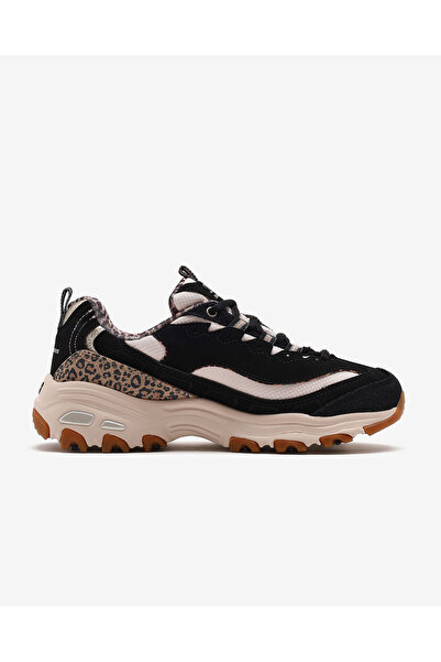 SKECHERS D'LITES Wild Charm Kadın Siyah Spor Ayakkabı 150877 BLK