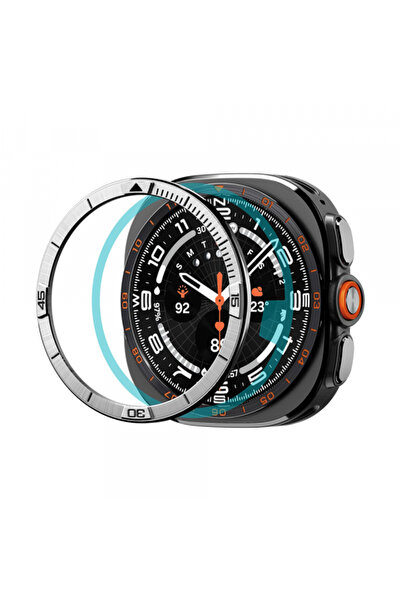 Spigen Tune Pilot Προστατευτικό Πλαίσιο για Samsung Galaxy Watch Ultra2, Ασημ...