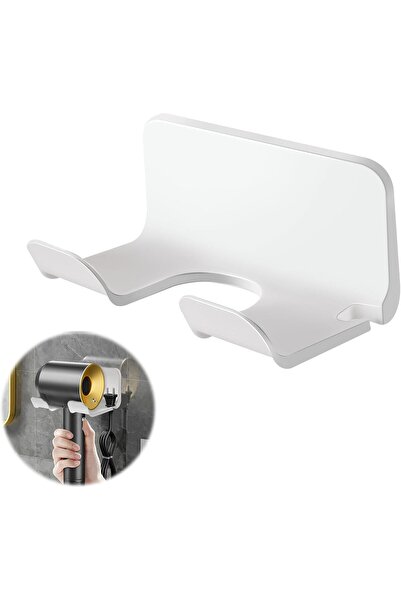 Arabest Wall Mounted Hair Dryer Holder,Universal Blow Dryer Rack with Cord Ho...