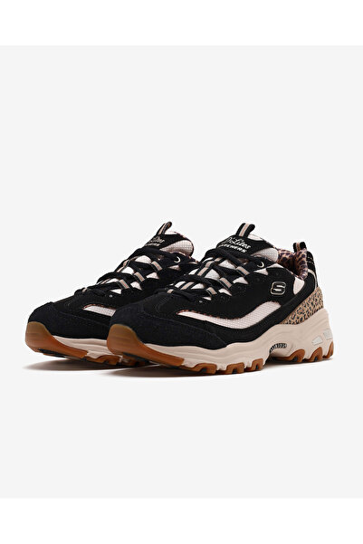 SKECHERS D'LITES Wild Charm Kadın Siyah Spor Ayakkabı 150877 BLK