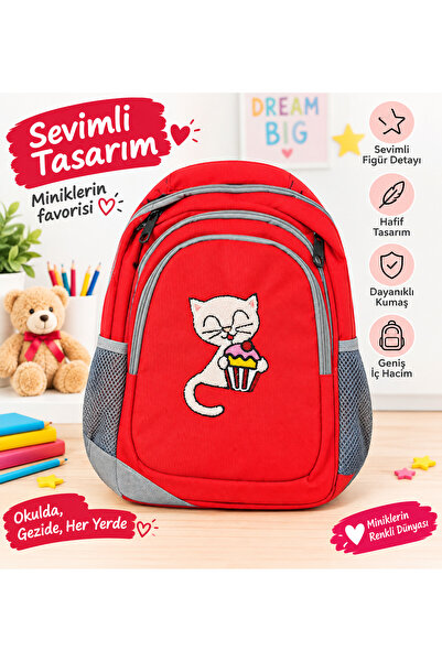ERC 3-Eyed Backpack with Cute Cat