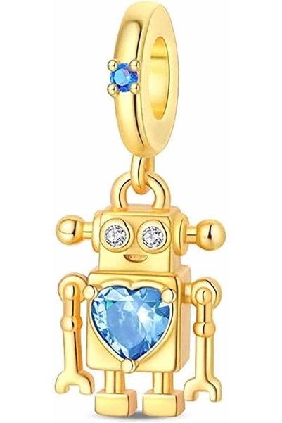 Arabest Golden Pendant Beads,Cute Beaded Pendants for DIY Bracelets and Neckl...