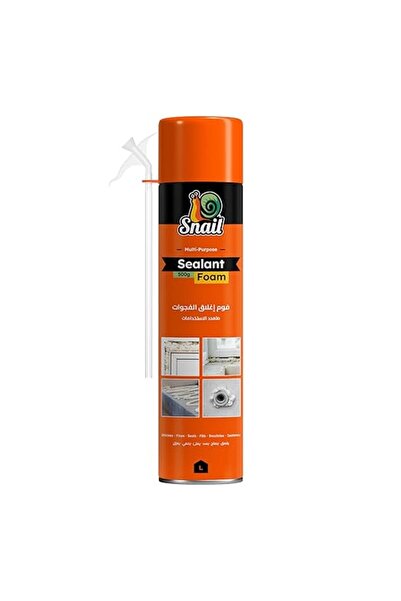 Lawazim Snail Polyurethane Foam - 750ml - Expanding Foam Sealant with UV Resi...