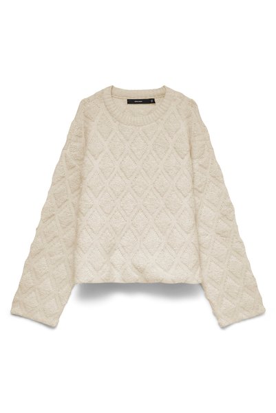 Vero Moda Ekru Kadın Kazak 10350433-130905 TCX