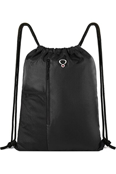 Arabest Large Sports Gym Bag,Drawstring Backpack with Zipper Pockets and Mesh...